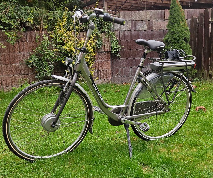 Rower elektryczny gazelle orange