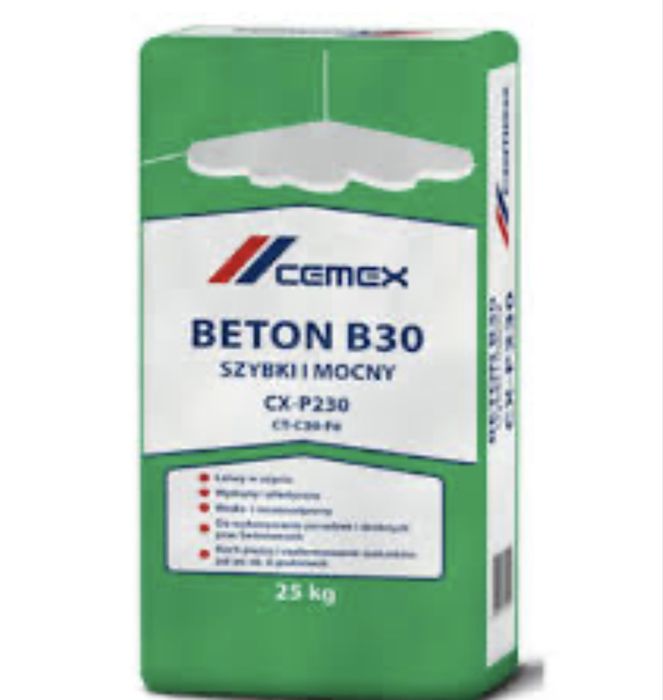 Beton b30 cemex 25 kg