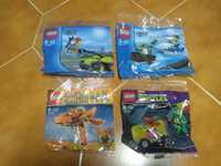 Lego packs x4 Tartarugas Chima City