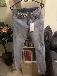 Spodnie damskie jeans nowe niebieskie S/M