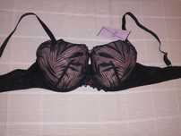 Biustonosz Ava Lingerie, czarny ,85 B. nowy.