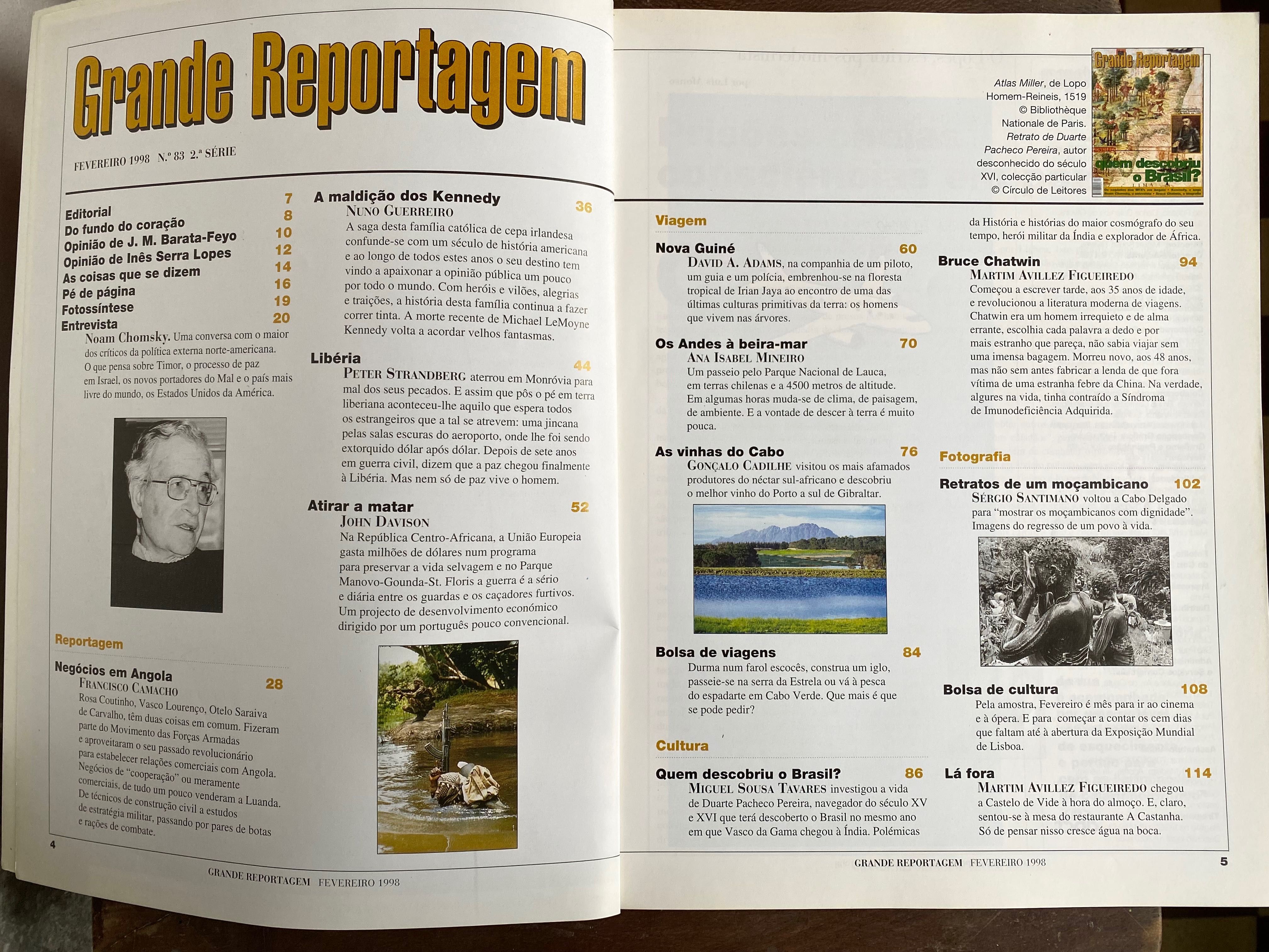 Lote 5 Revistas “Grande Reportagem”