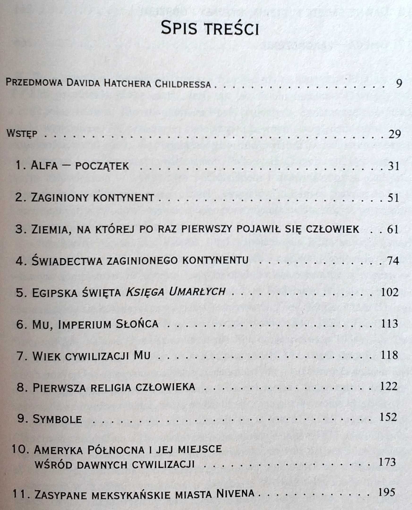 MU Zaginiony Kontynent, James Churchward, UNIKAT!