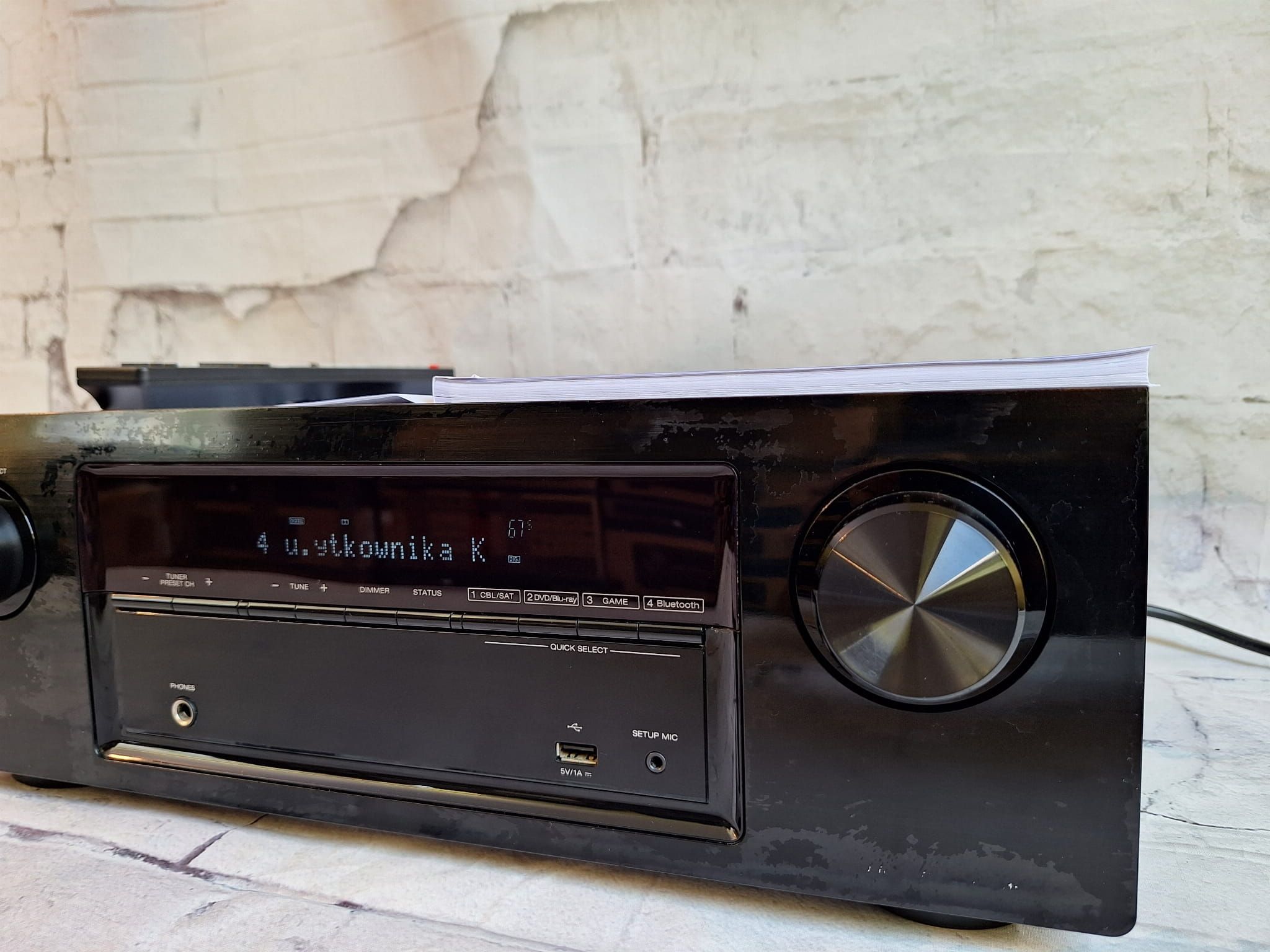 5.1 Denon AVR-540Bt Bluetooth  4K60p  HDCP2.2  HDR USB ARC  DSD
