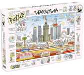 Puzzle 1000 Warszawa Andrzej Mleczko NOWE