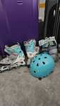 Conjunto de patins em linha