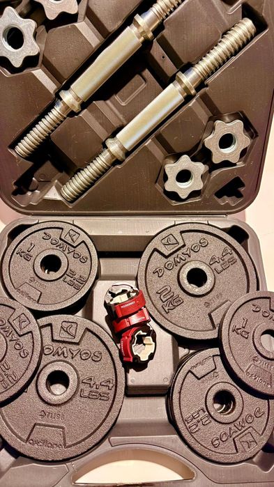 Caixa halteres muito bem estimada