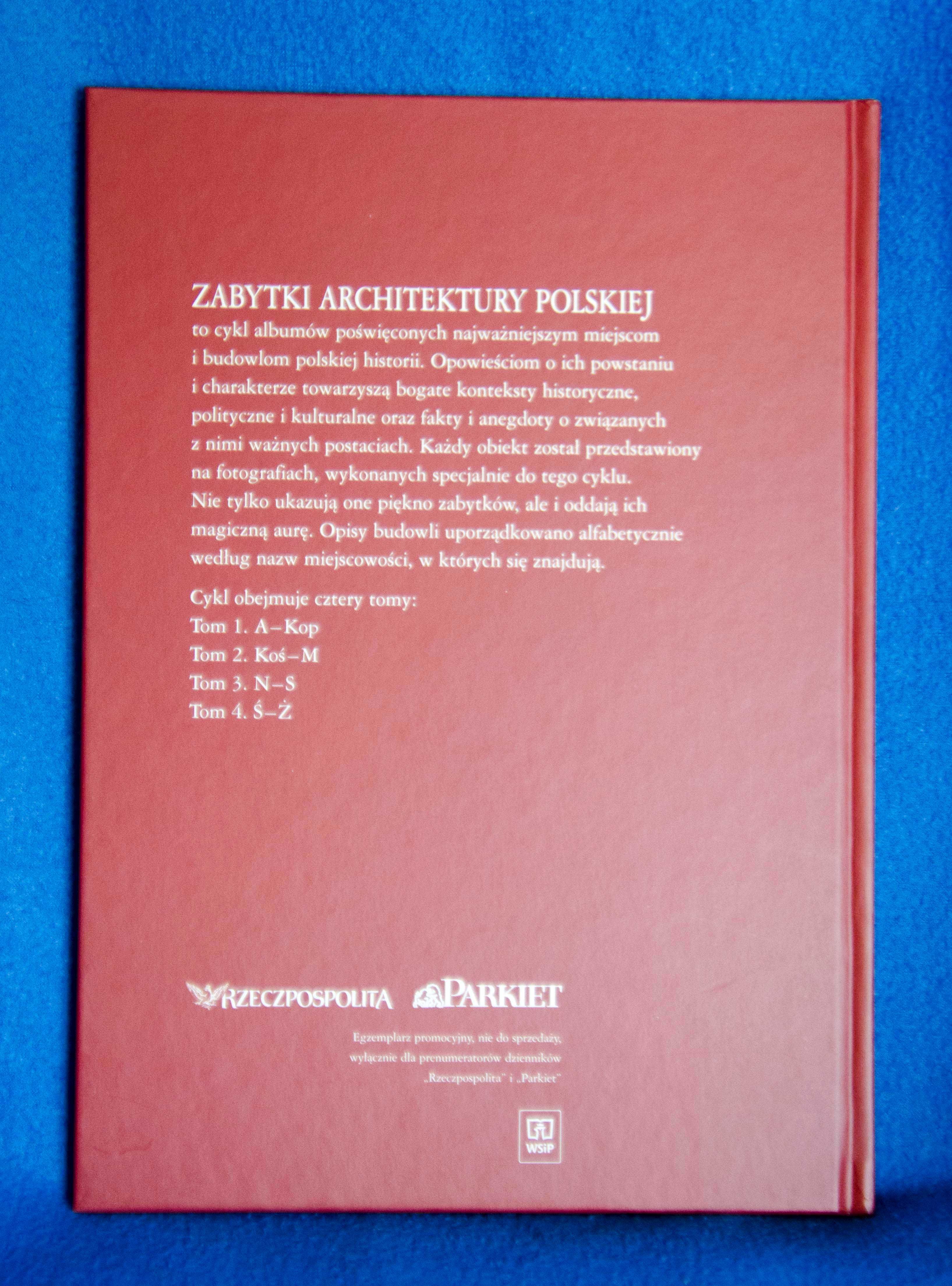 książka: Zabytki Architektury Polskiej tom 3
