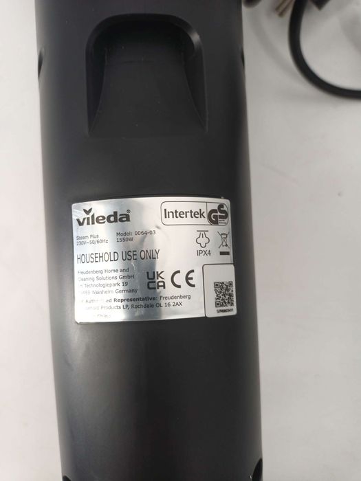 Vileda Steam Plus myjka parowa z poszewką z mikrofibry i PowerPad