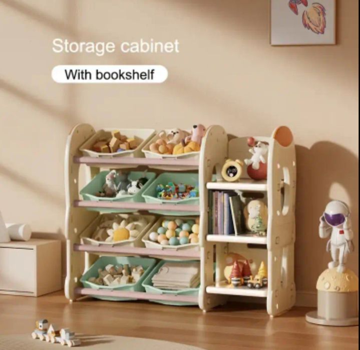 Комод поличка для іграшок органайзер 4 ярусний