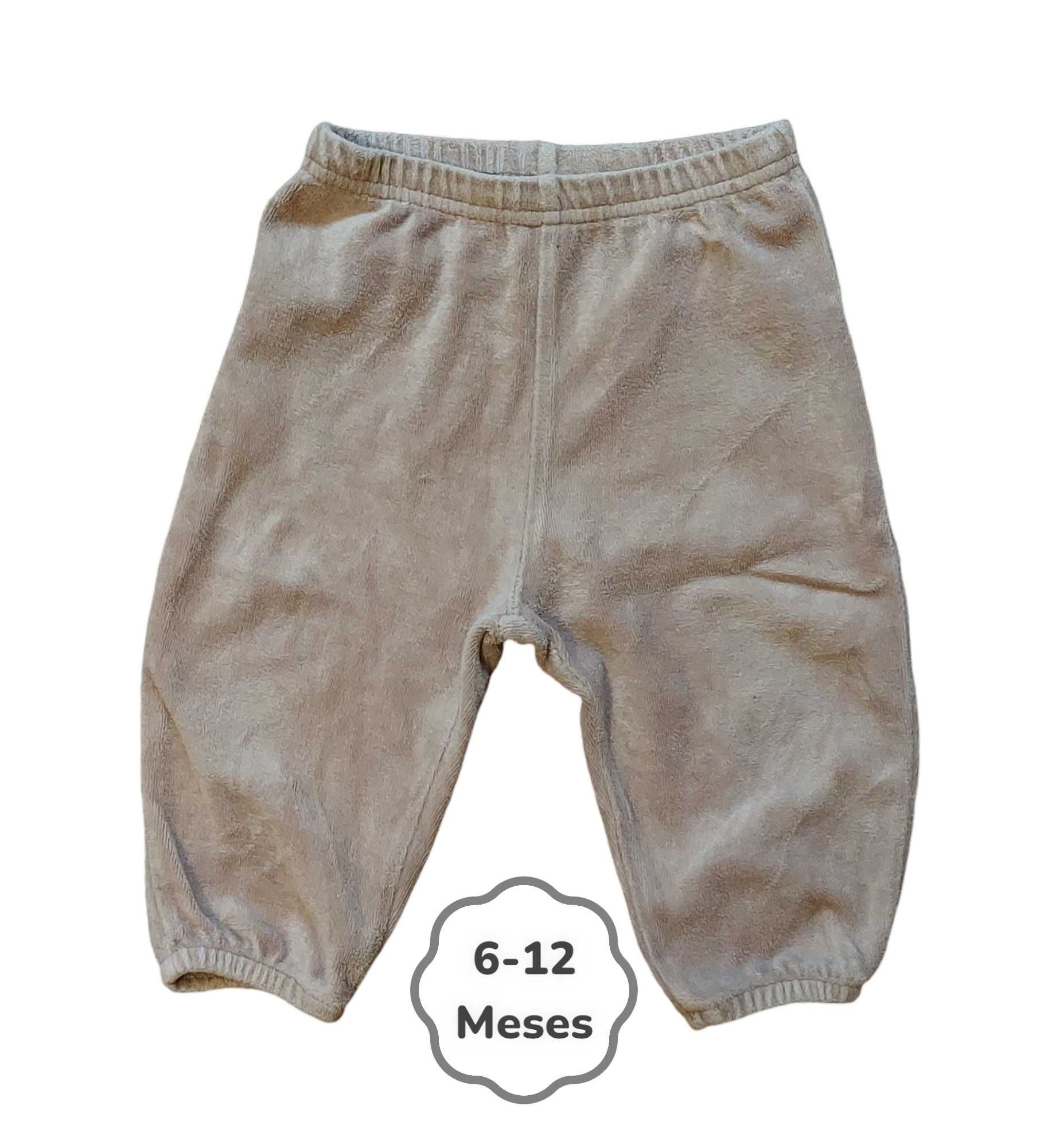 Conjunto Camisola + Calças Branco e Castanho Zippy 6-12 meses