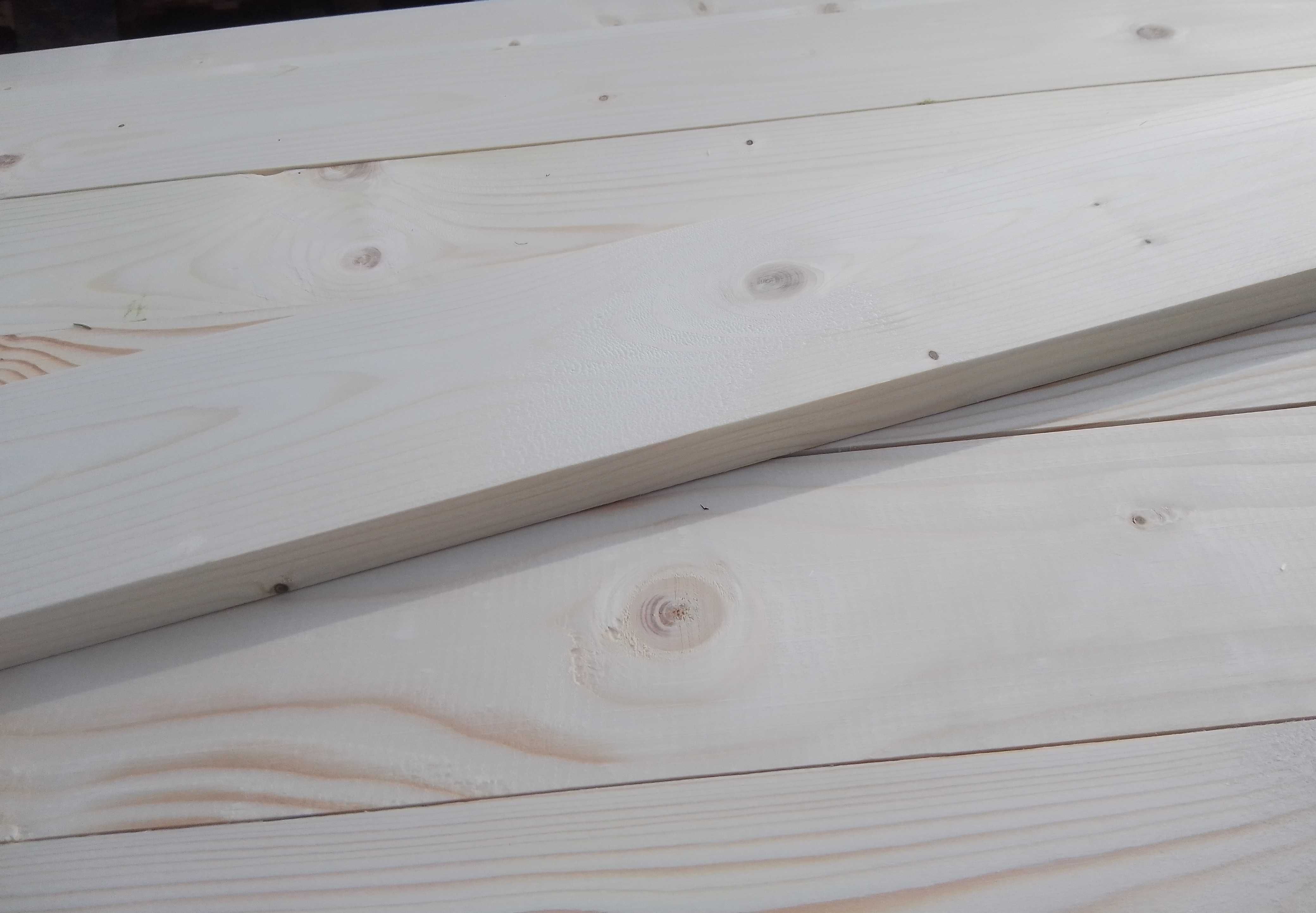 100 cm x 6 cm x 2 cm Deska heblowana, świerk