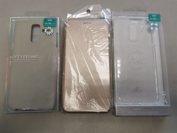 Komplet 3 sztuk etui pokrowiec case do Samsung Galaxy A6 Plus 2018