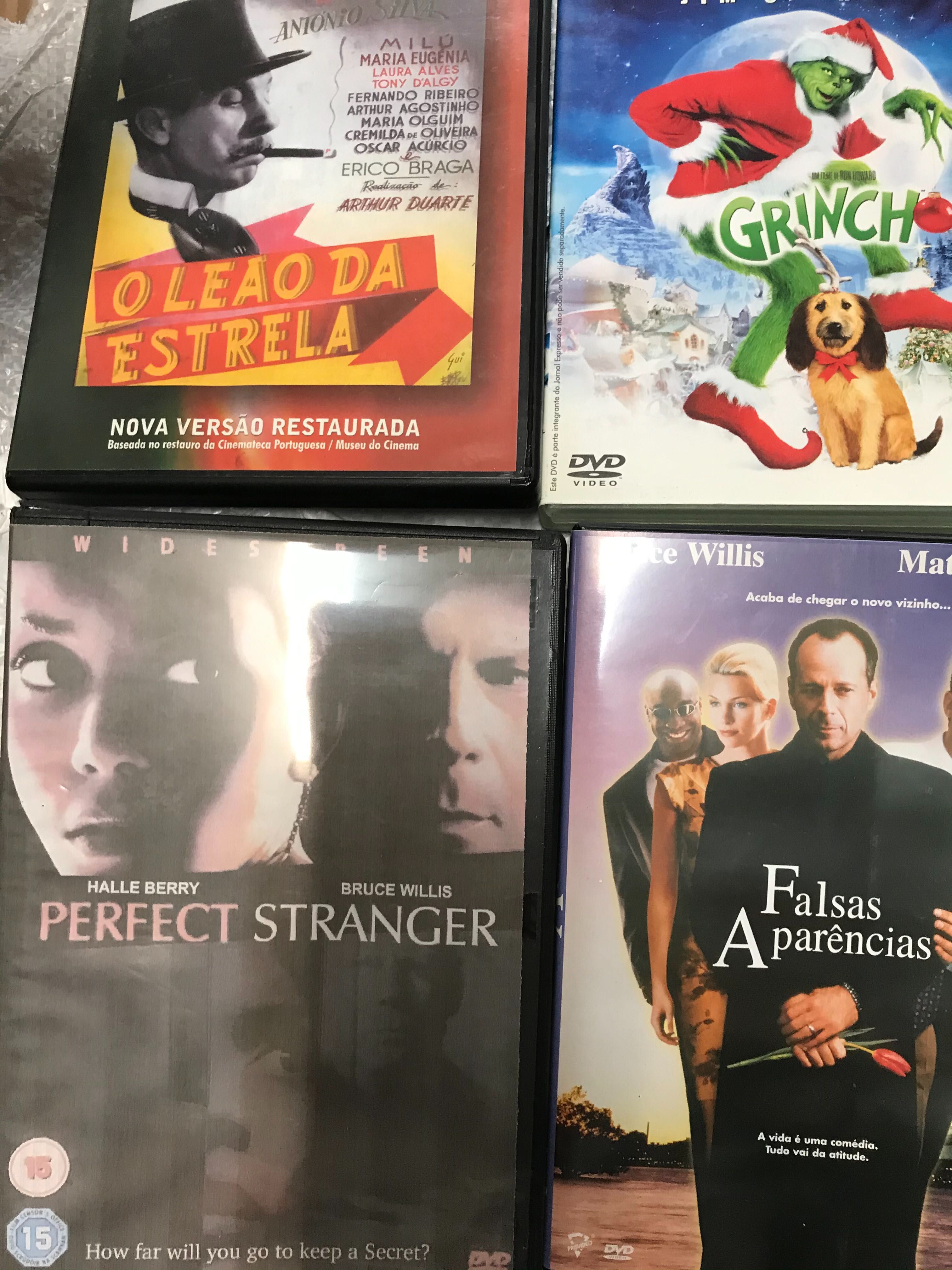 Filmes em DVD - vários géneros -português e internacional