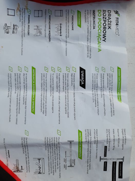 Drążek rozporowy do pociągania NOWY