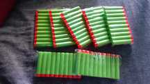 Balas nerf NOVAS cor verde