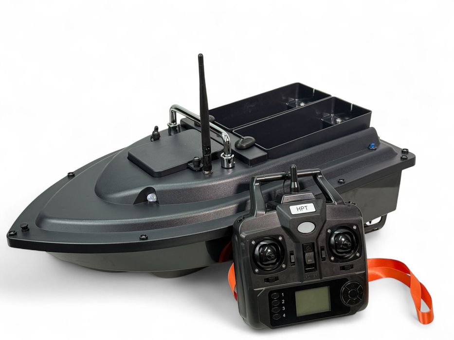 Короповий кораблик Lixada Black T17 2 бункера, GPS  АВТОПІЛОТ
