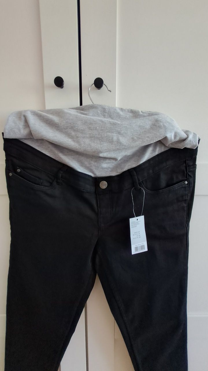 Nowe czarne jeansy ciążowe Super Skinny Fit  Esmara roz XL