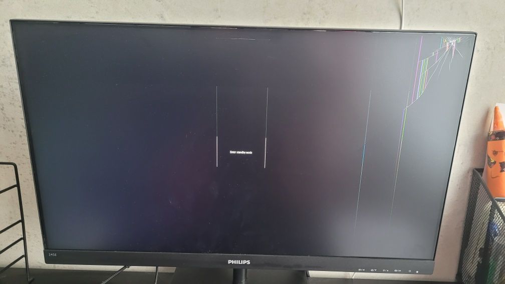 Uszkodzony monitor Philips 245E1S/00 23,8 " 2560 x 1440 px IPS / PLS