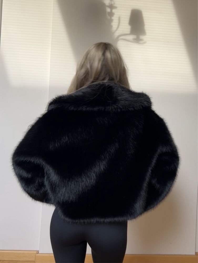 Трендова шубка як Zara, тренд 2025, еко шубка