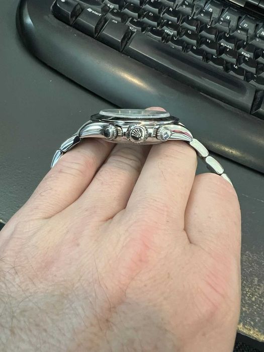 Relógio Rolex Cosmograph Daytona 40mm em aço inoxidável