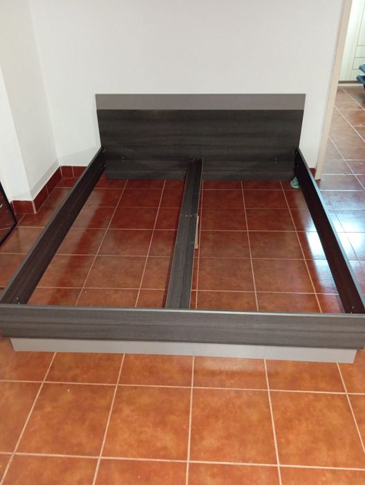 Quarto de casal  completo cinza