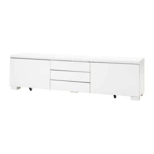 IKEA BESTA Burst szafka RTV z 3 szufladami r.180x41x49cm- dostawa grat