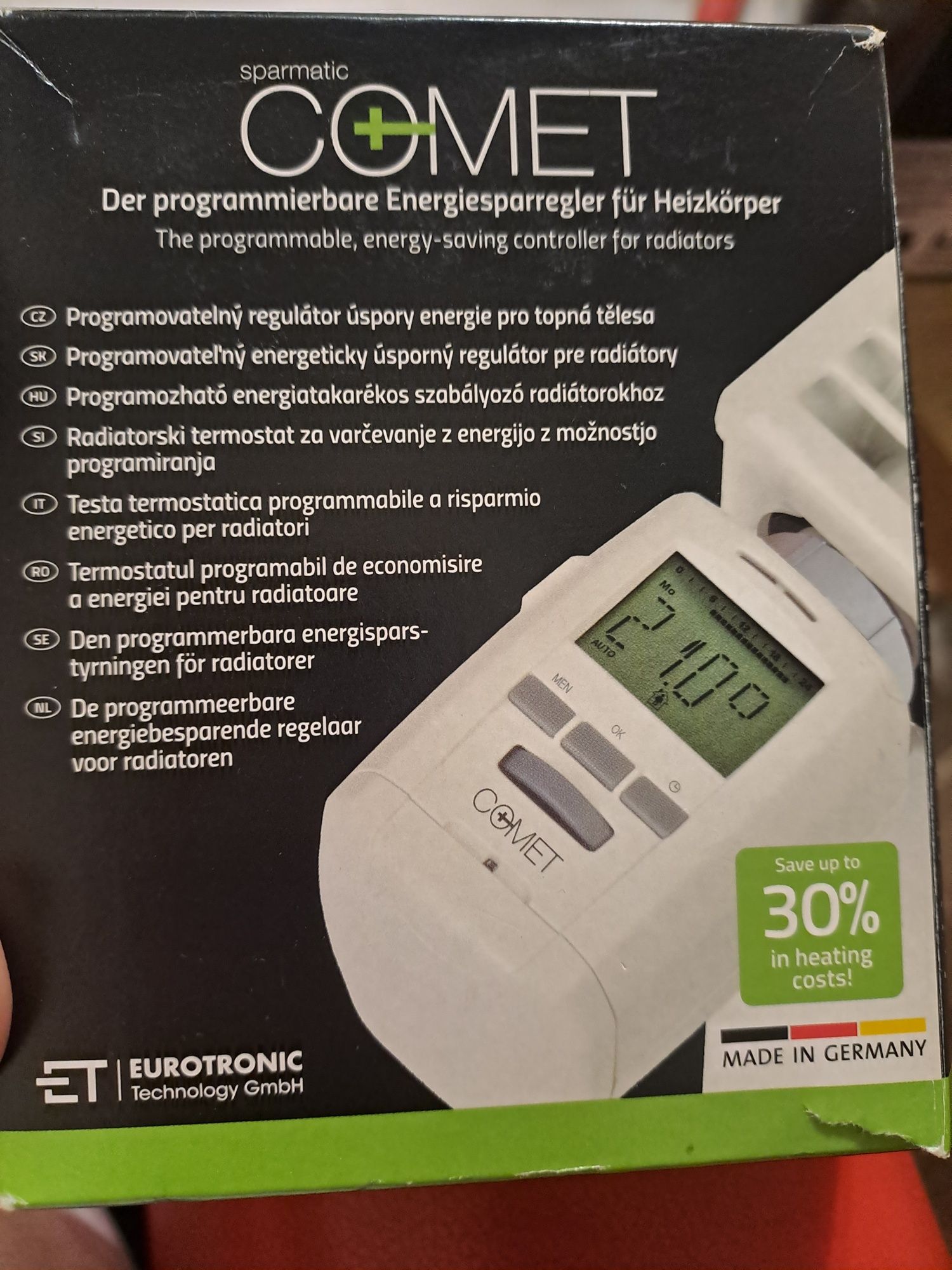 Głowica termostatyczna Eurotronic Comet Plus