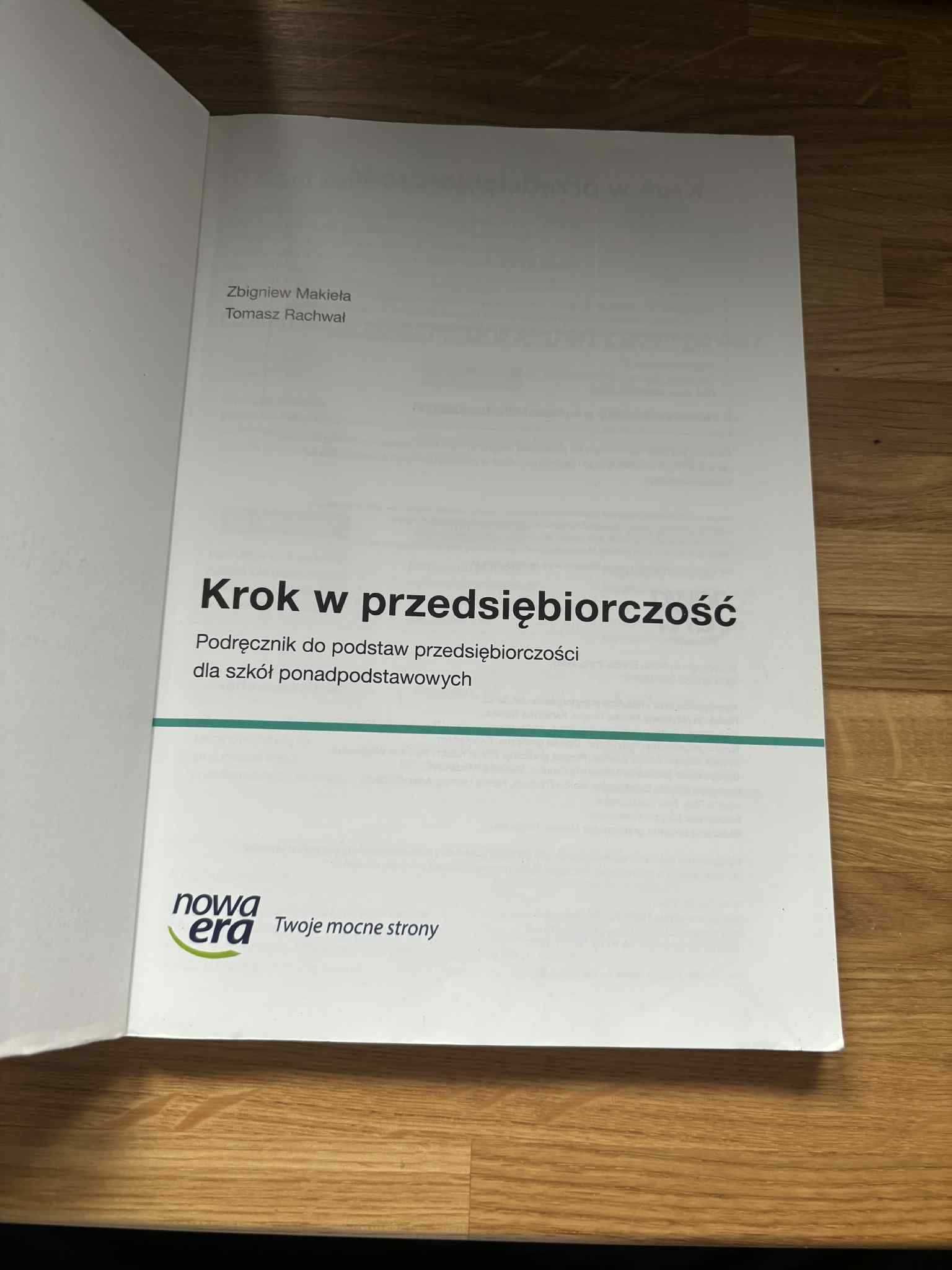 Krok w przedsiębiorczość. Nowa Era