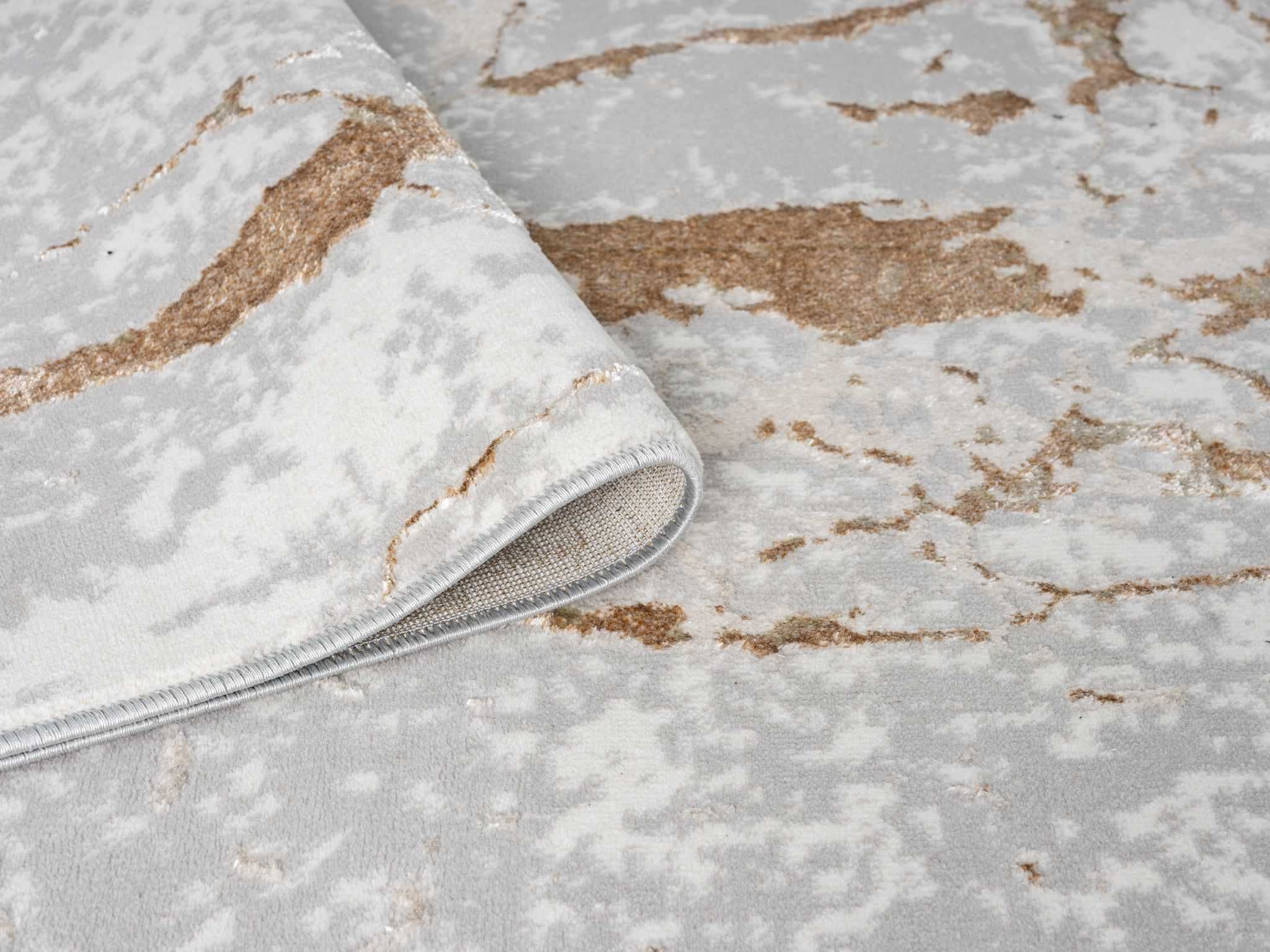 Dywan do salonu ,pluszowy miękki włos,kremowo beżowy beton marmur