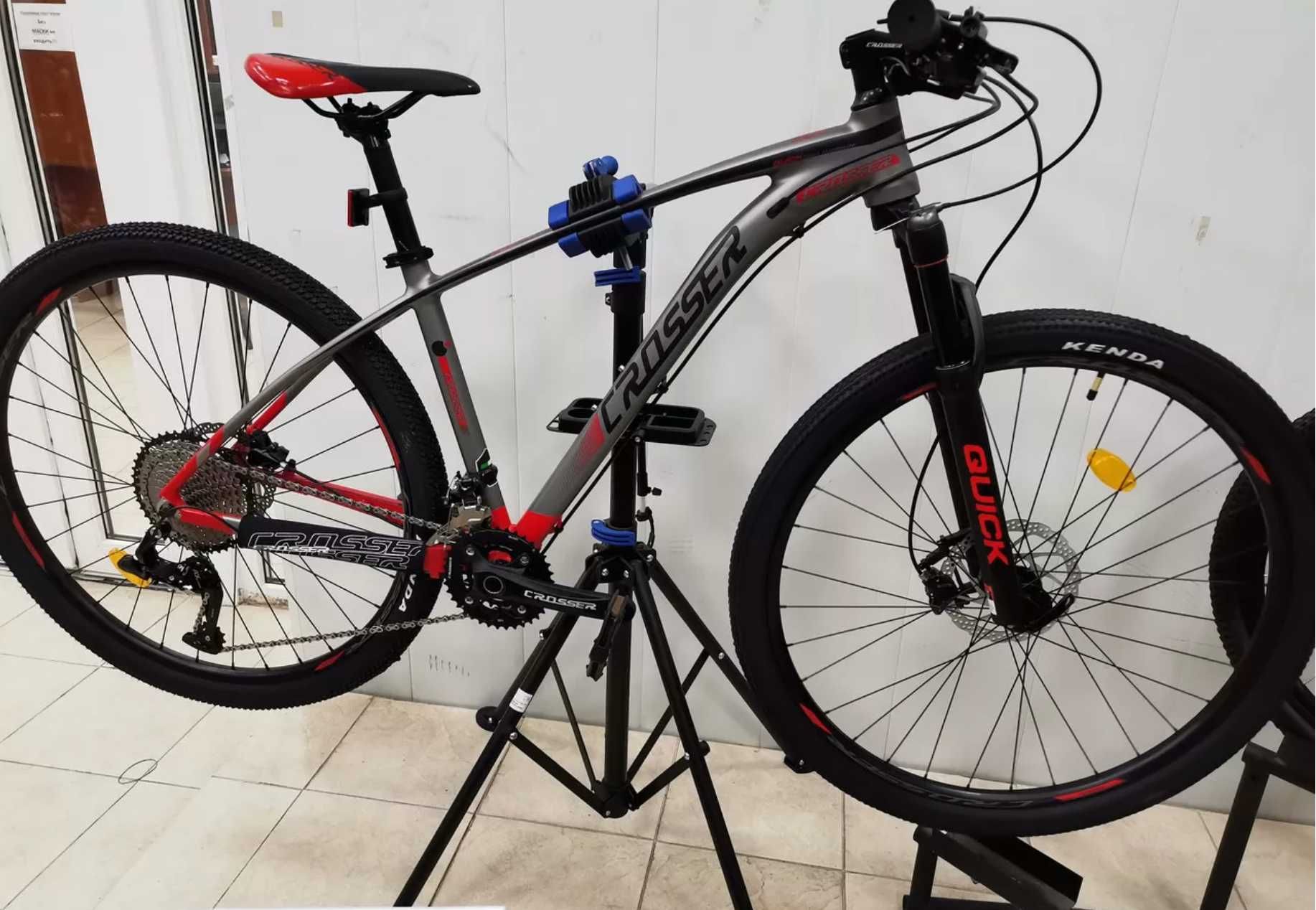 Гірський велосипед спортивний 29", 1x12s, гідравліка, алюміній Crosser