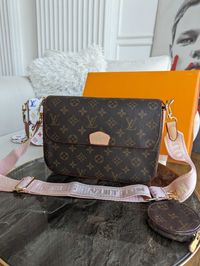 Женская сумка Louis Vuitton 2 в 1 кросс боди коричневый Луи Виттон