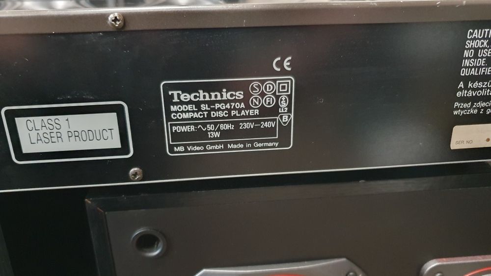 Technics SL-PG470A uszkodzony na części.