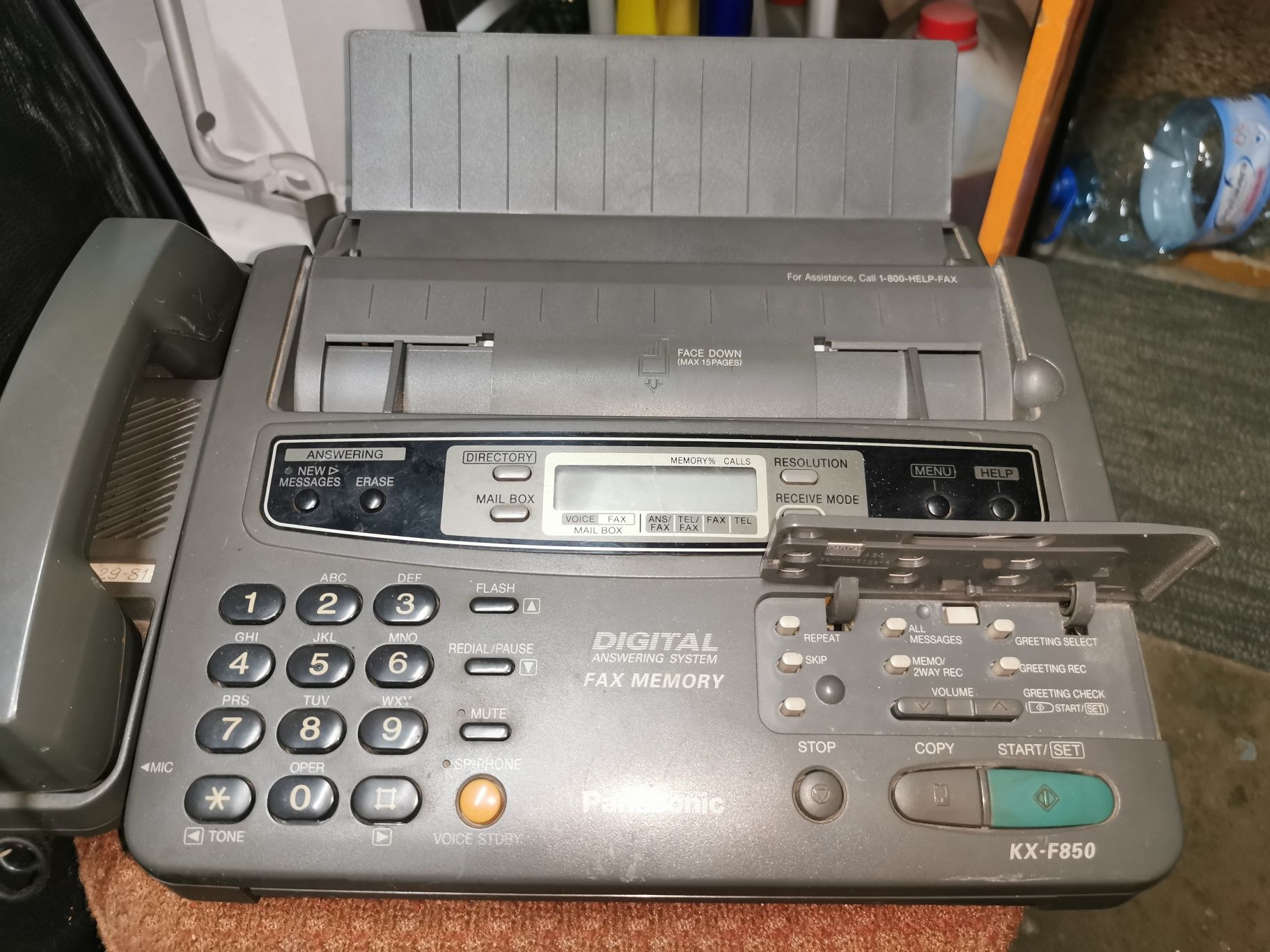 Telefon z faks Panasonic