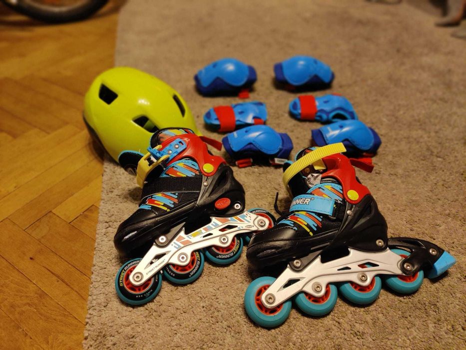 Rolki dziecięce street runner  firmy laubr i akcesoria