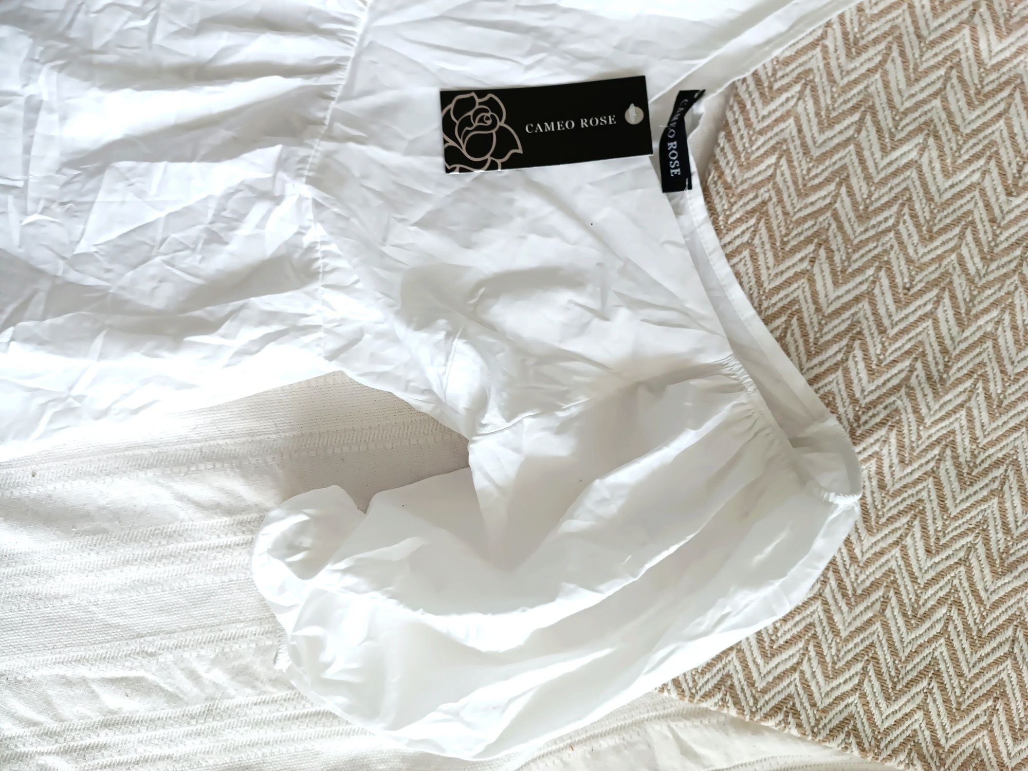 Nowa biała bluzka koszulowa koszula z metką rozmiar M cameo rose