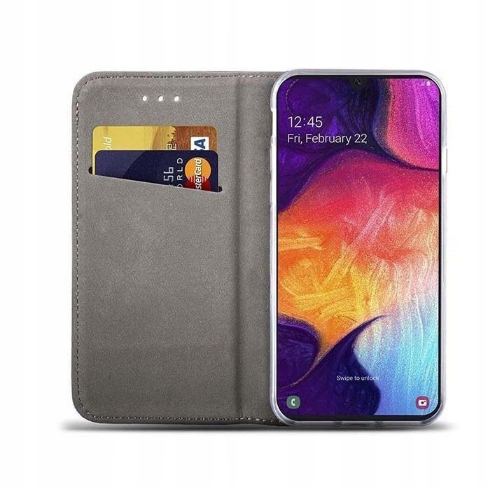 Etui Z Klapką Magnet Do Xiaomi Redmi 12C / 11A / Poco C55 Czerwone