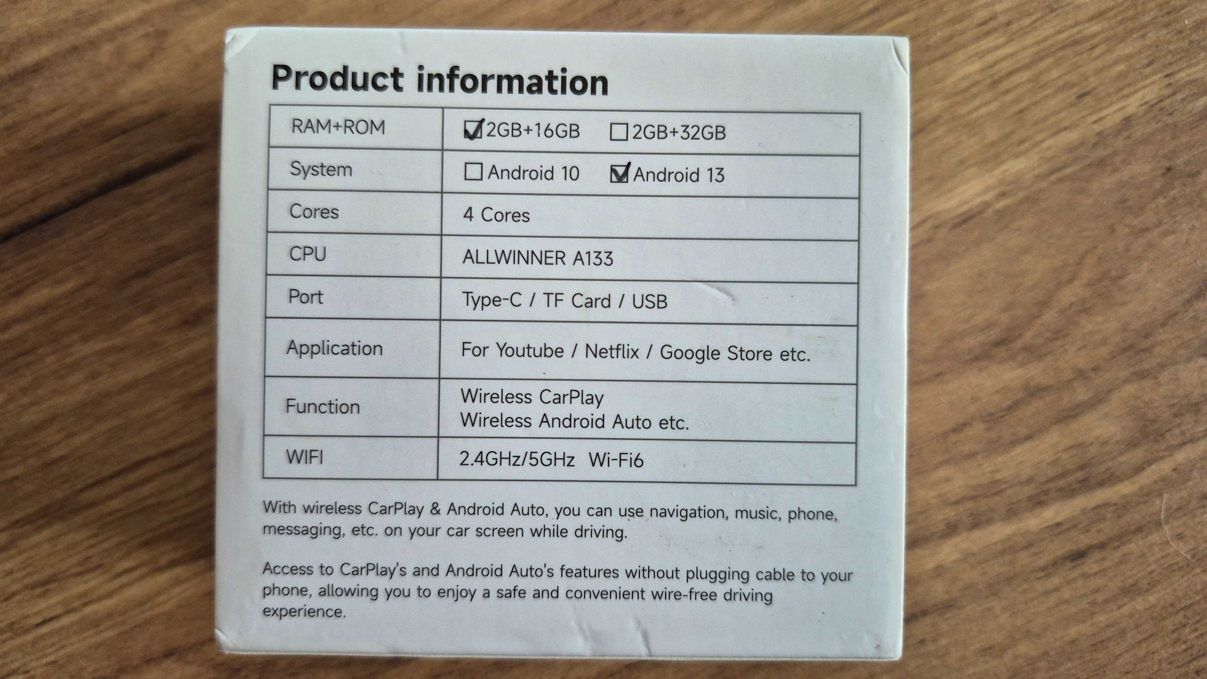 CarPlay Android Auto AI Box Netflix