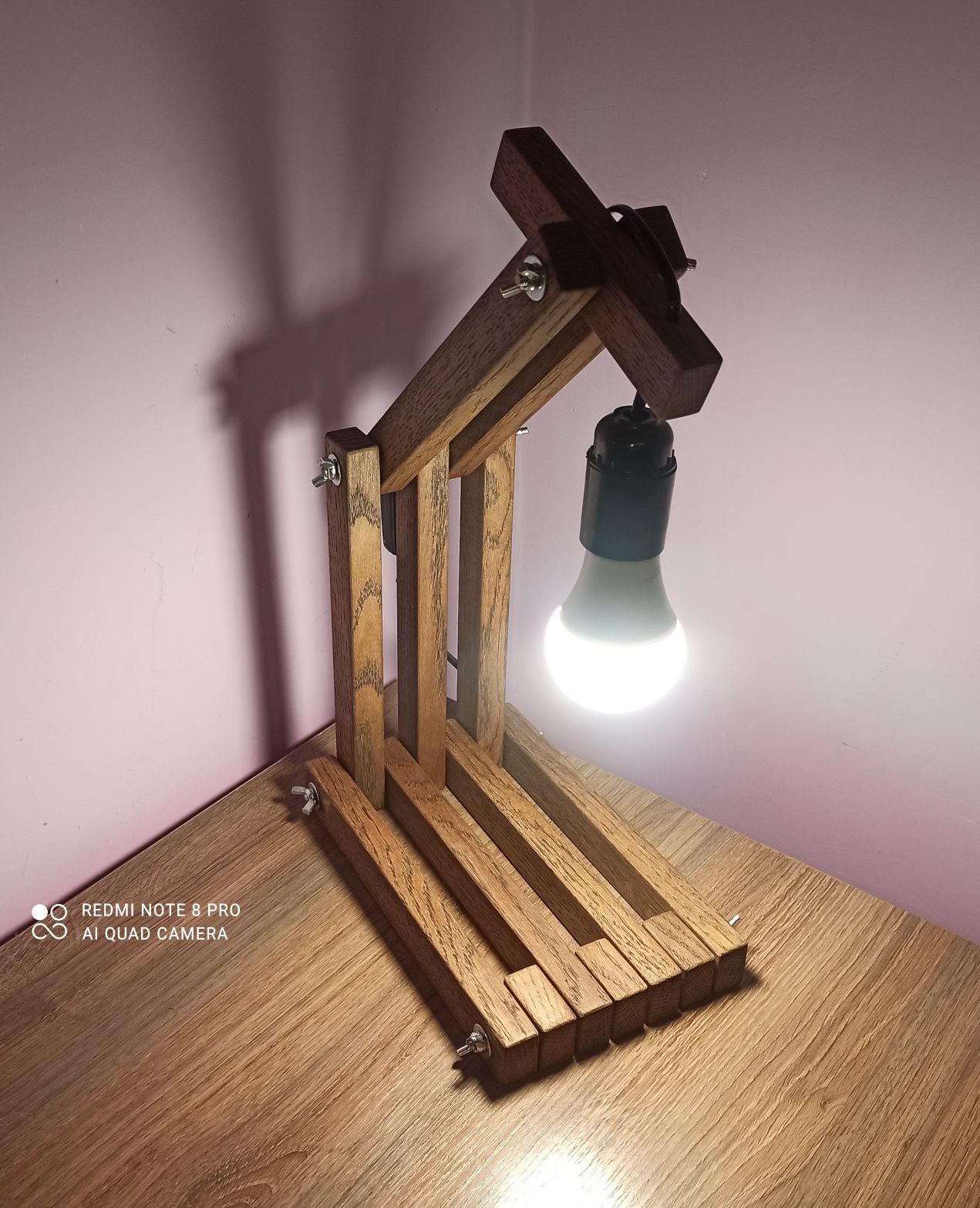 Лампа настільна дерев*яна