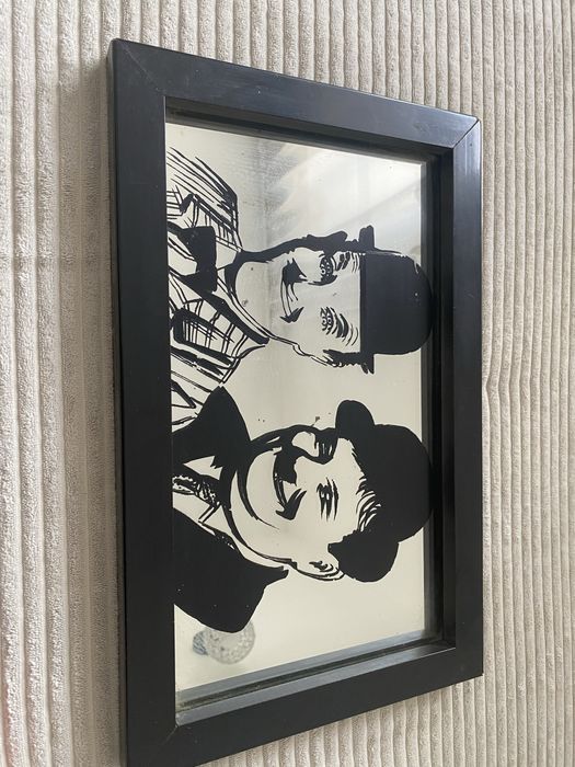 Laurel & Hardy obraz lustro