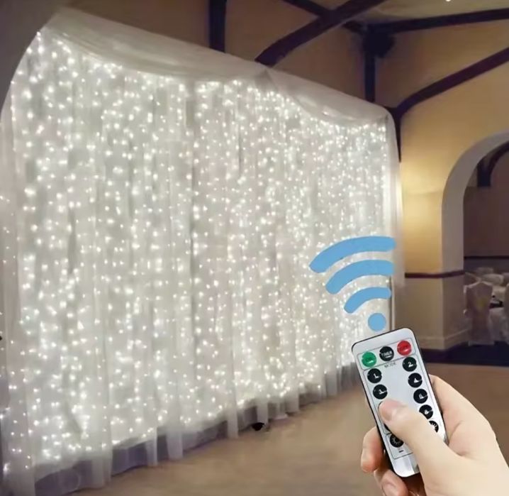 Led гирлянда штора