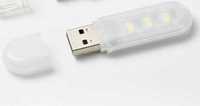 USB ліхтарик (USB фонарик) (USB LED) 3 світлодіоди - матовий