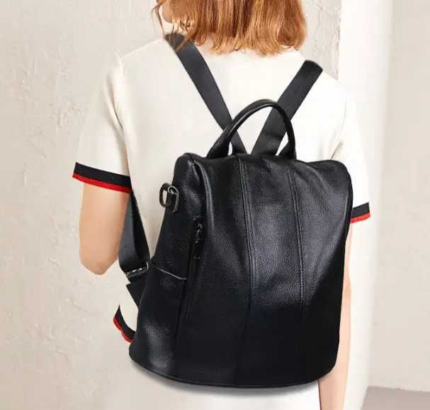 Жіночий кожаный шкіряний рюкзак сумка трансформер натуральная кожа