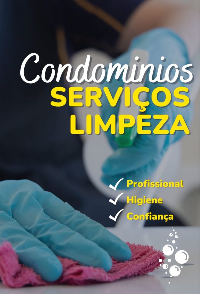 Serviço de limpezas (condomínios)