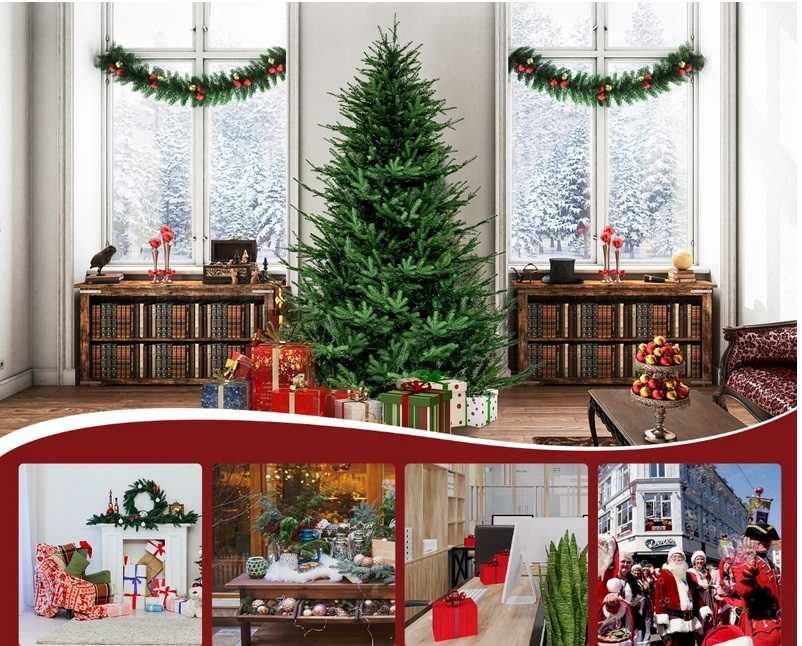 Sztuczna choinka – 183 cm, LED 280, nowa