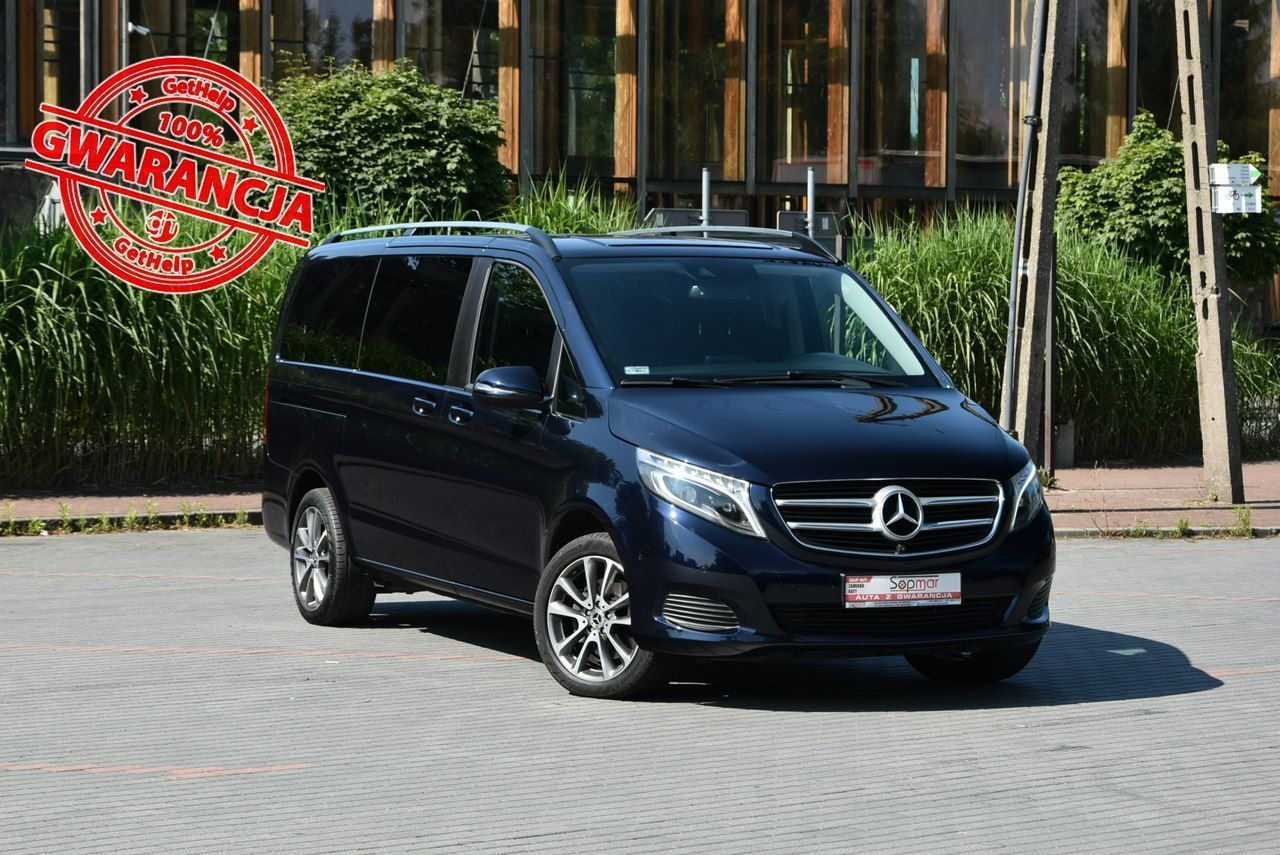 Mercedes-Benz Klasa V LONG V220d 4Matic 2017r. Polski SALON Burmester Kamera360 FullLED HAK