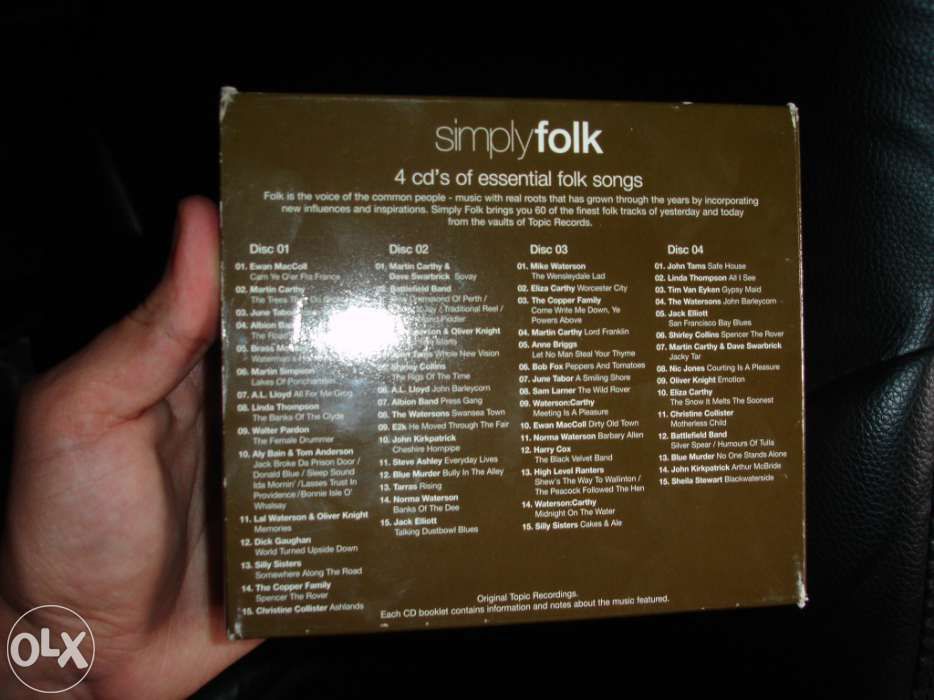 Colecção simply folk (4 cd's)