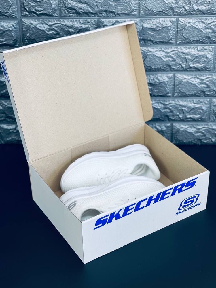 Skechers Кроссовки женские Летние белые кросовки Скечерч Новинка!