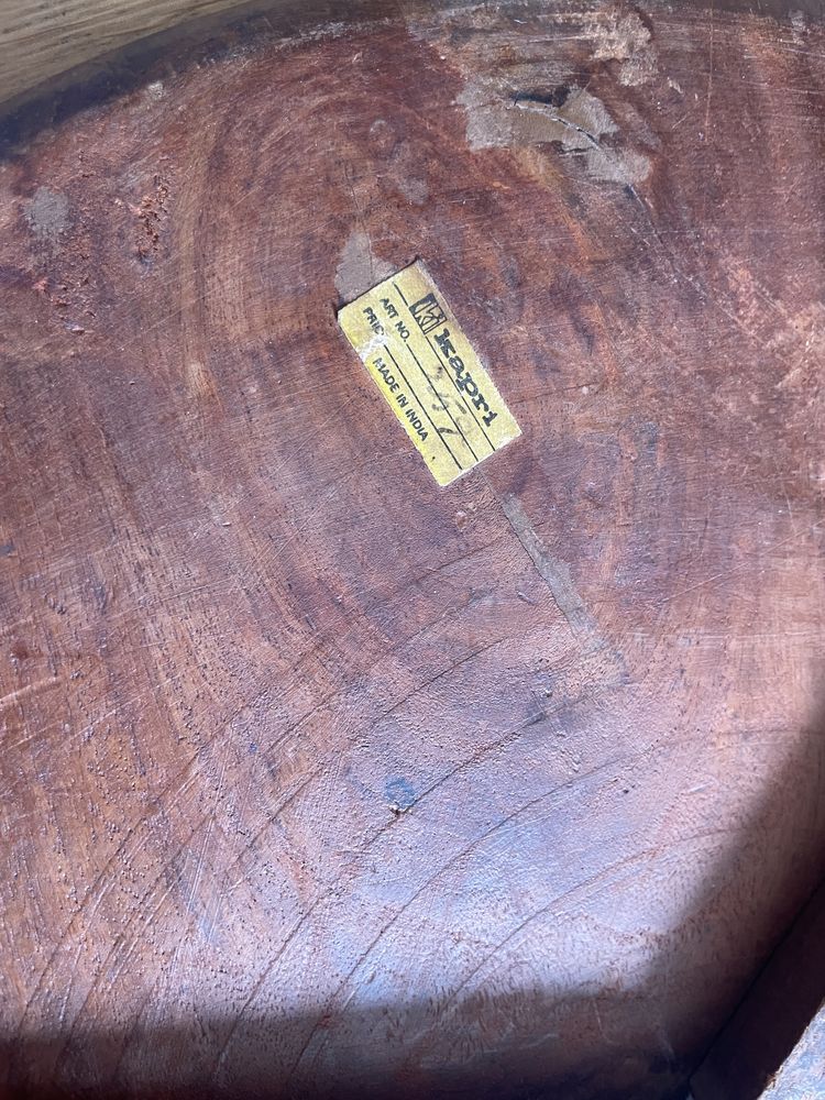 Stolik kawowy/Kwietnik indyjski Kapri skladany vintage
