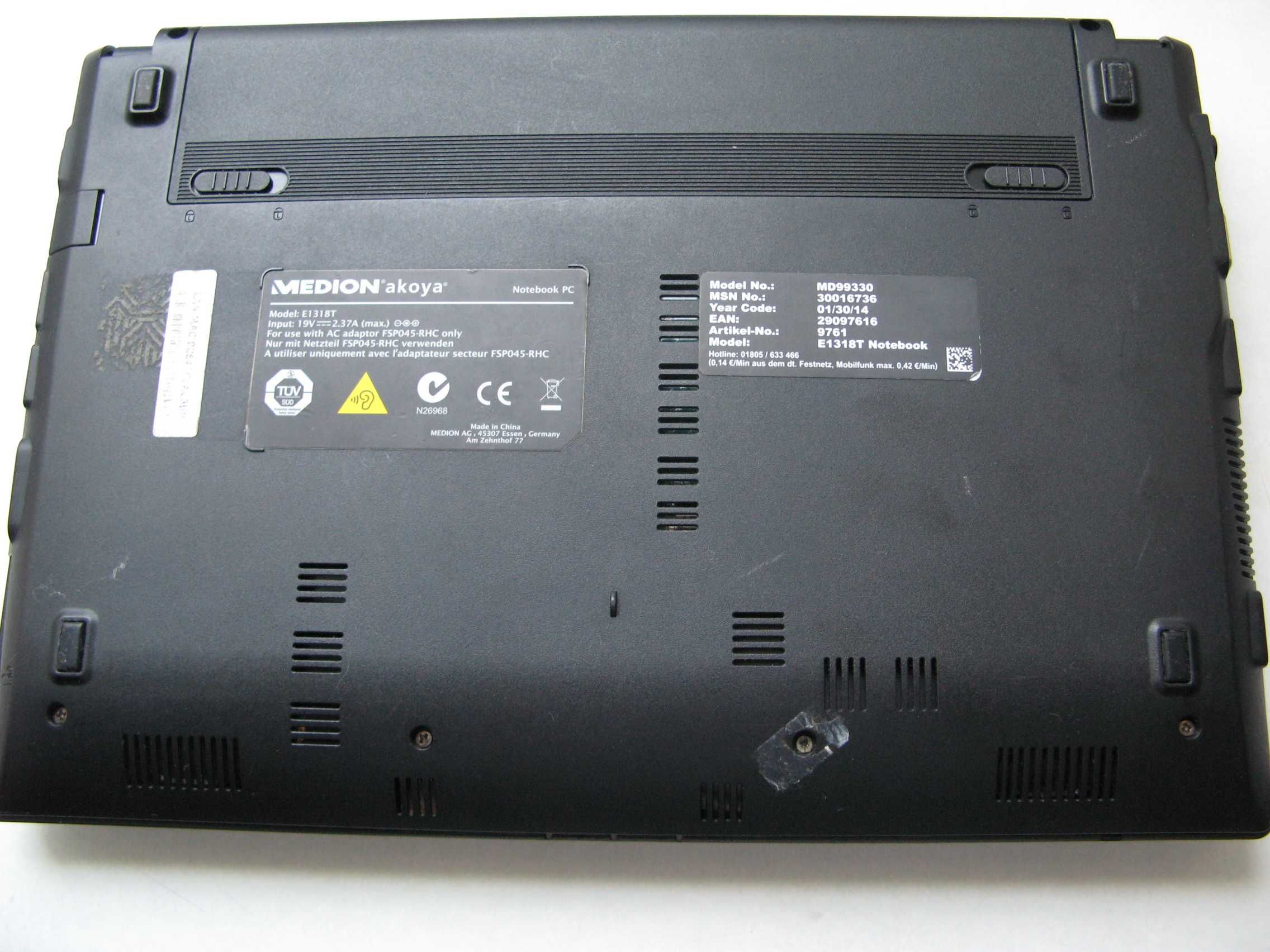 Портативний ноутбук Medion (2Гб DDR3 /SSD/HDMI/батарея 4 години)